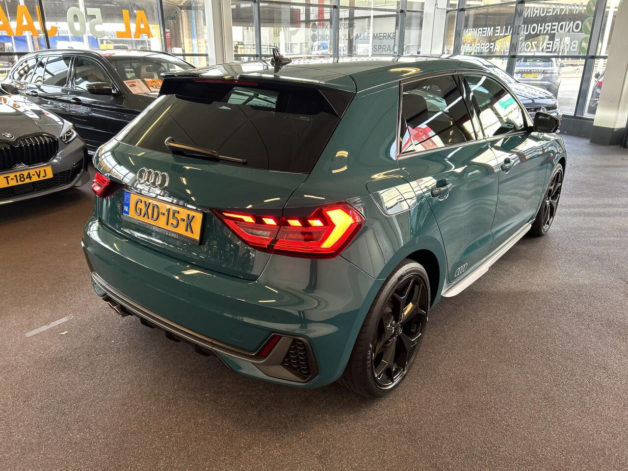 Audi A1 Sportback 40 TFSI 3X S-Line Pro Line S 200PK Automaat | Bang&Olufsen | Sfeerverlichting | Adaptieve cruise control | Dealer onderhouden | Climate control | Apple carplay | Achteruitrijcamera | Keyless | Adaptief onderstel | Digital dashboard | 18''INCH | 