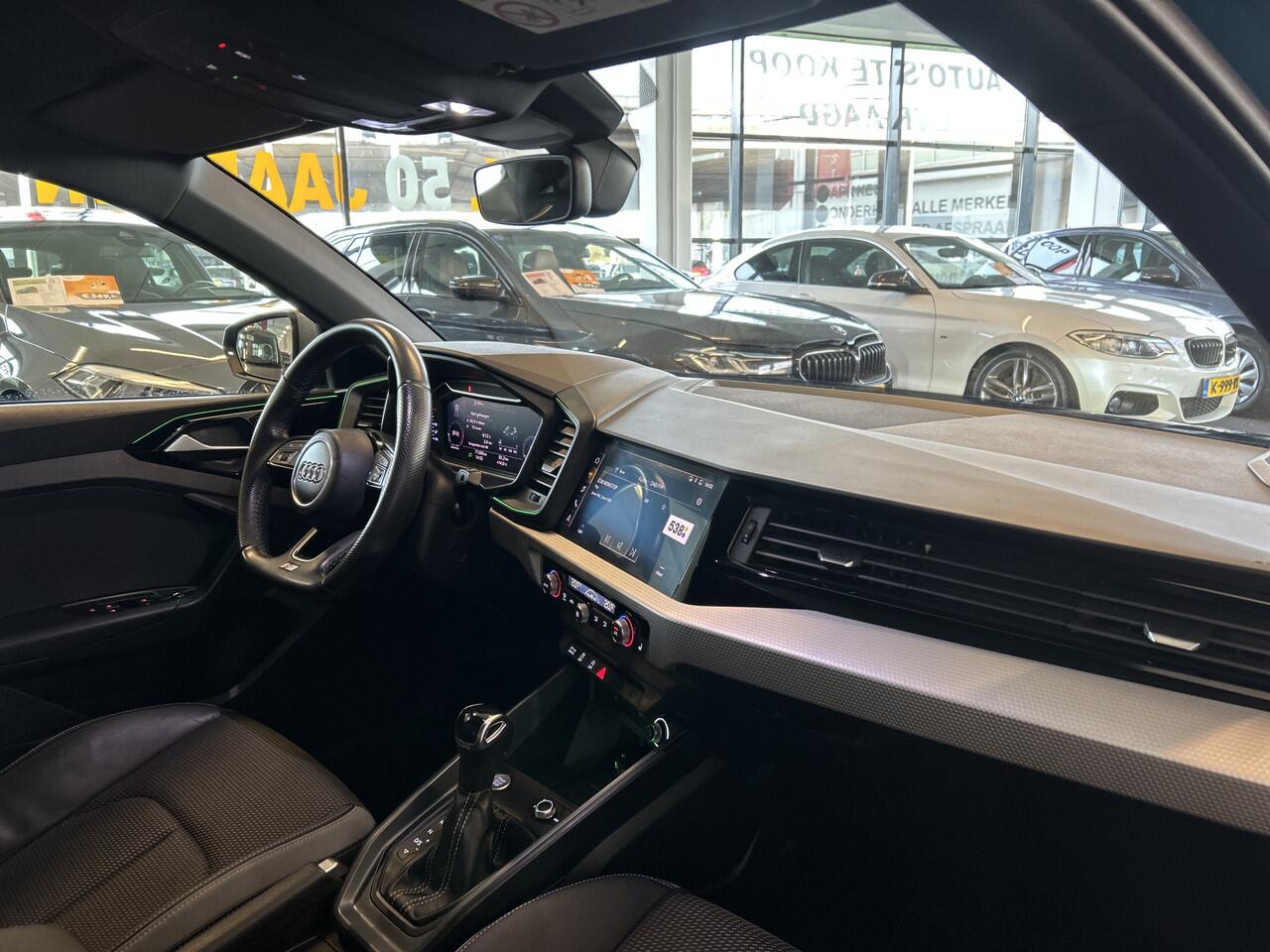 Audi A1 Sportback 40 TFSI 3X S-Line Pro Line S 200PK Automaat | Bang&Olufsen | Sfeerverlichting | Adaptieve cruise control | Dealer onderhouden | Climate control | Apple carplay | Achteruitrijcamera | Keyless | Adaptief onderstel | Digital dashboard | 18''INCH | 