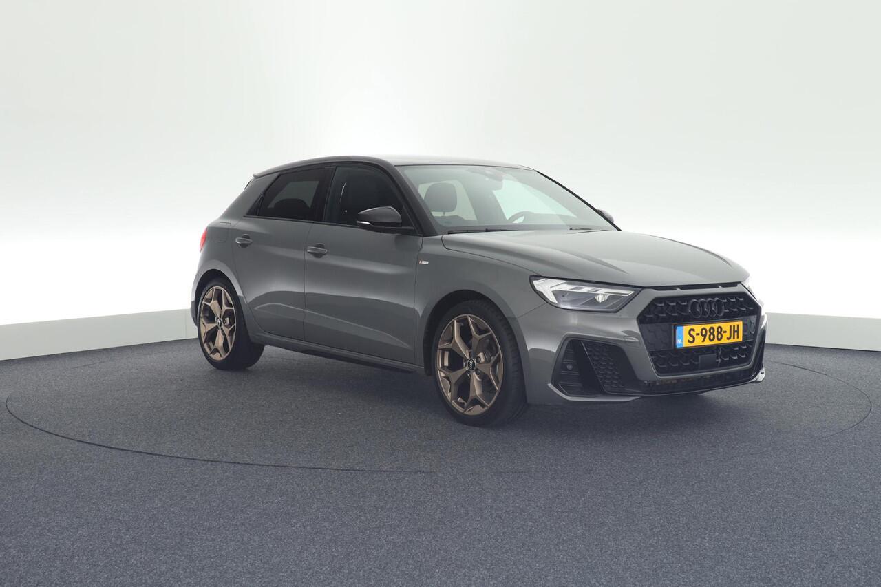 Audi A1 Sportback 30 TFSI 110pk S-Tronic 2x S-Line Edition One Led Stoelverwarming Virtual Cockpit Keyless Camera ACC Navigatie