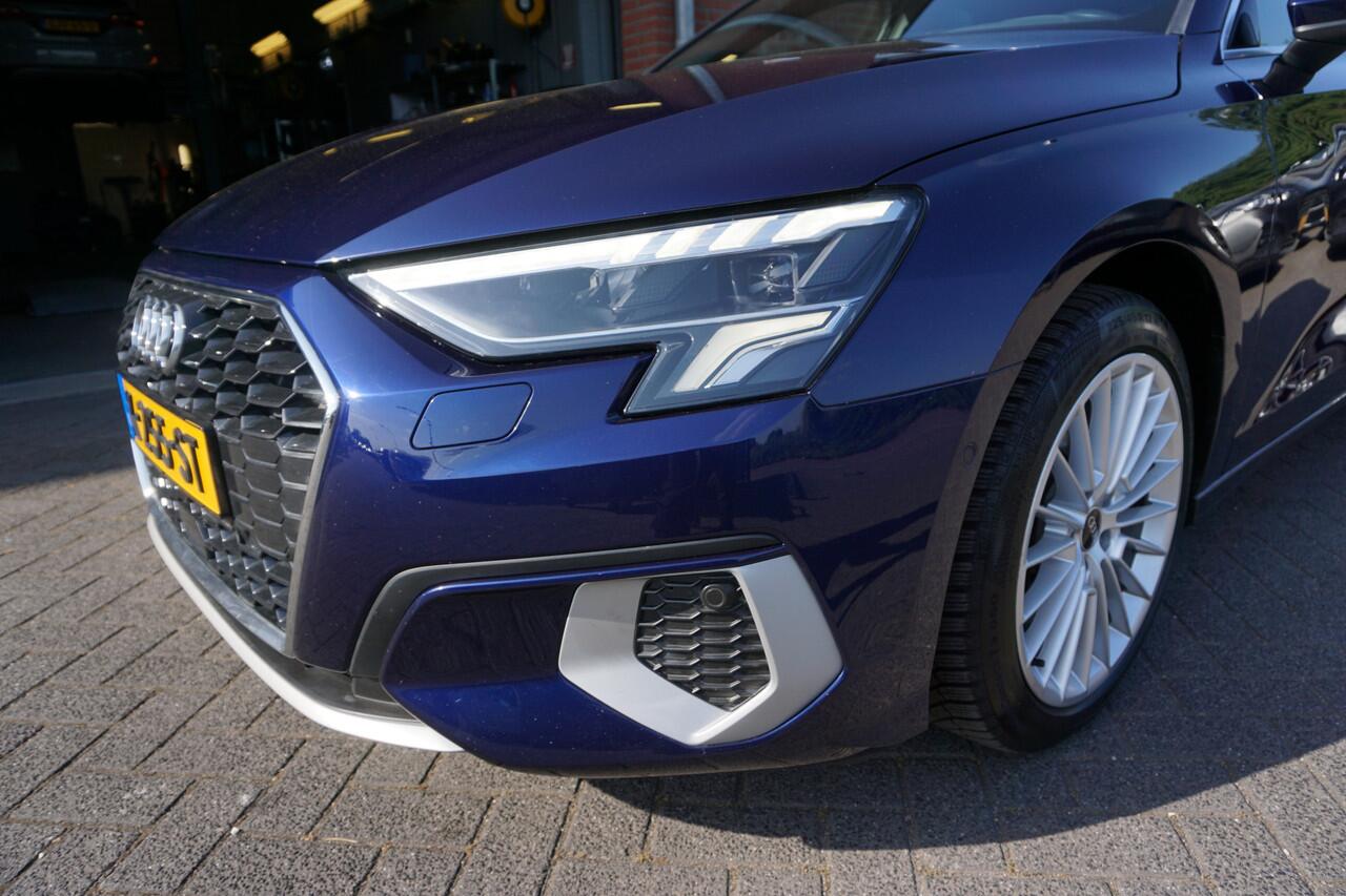 Audi A3 Limousine 35 TFSI 150PK ORIGINEEL NEDERLANDS BUSINESS EDITION MATRIXX LED DIGITALE COCKPIT ANDROID-APPLECARPLAY NAVI SPORTSTOELEN 17INCH CLIMA CRUISE PDC V+A+ASSIST BLUETOOTH ENZ...