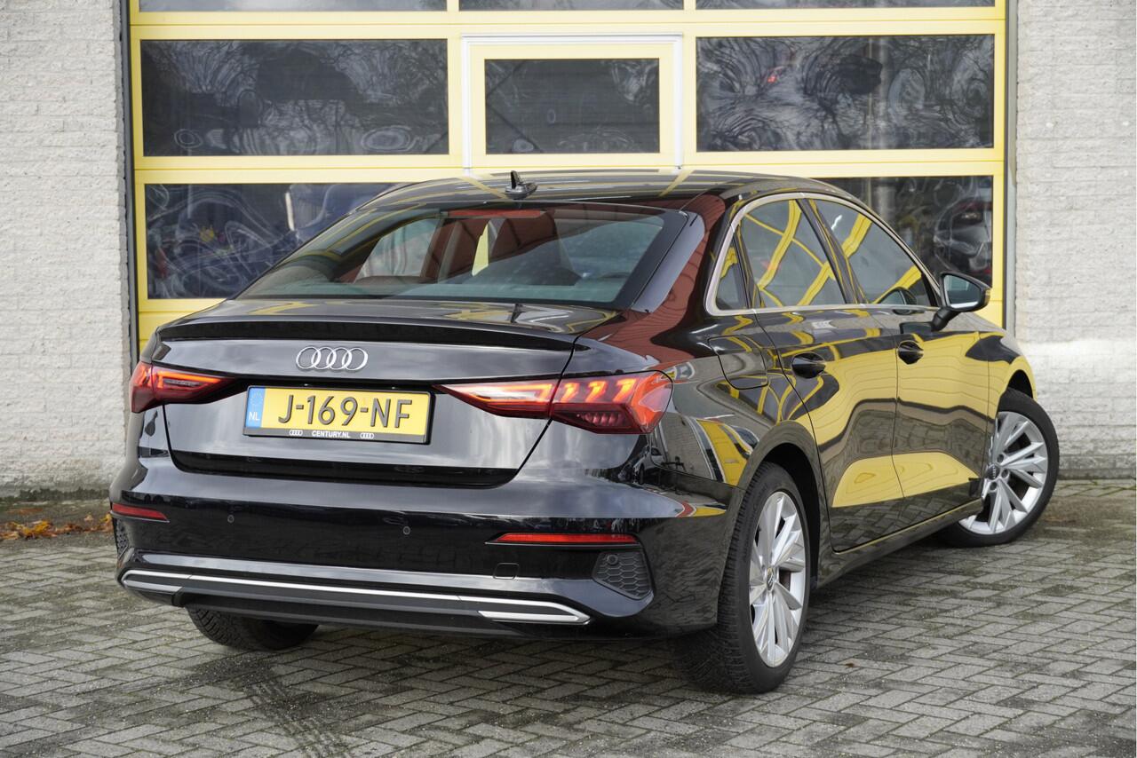 Audi A3 Limousine 35 TFSI 150PK! Automaat Business Edition BJ2020 Lmv 17" | Led | Pdc | Navi | Dynamische knipperlichten | App-Connect | Virtual cockpit | Climate control | Cruise control | Sportstoelen | Getint glas