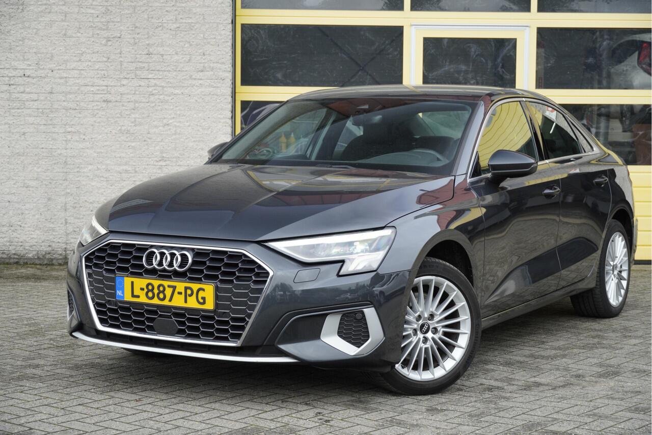Audi A3 Limousine 30 TFSI Automaat! Business Edition BJ2021 Lmv 17" | Led V+A | Pdc | Navi | Dynamische knipperlichten | App-Connect | Virtual cockpit | Climate control | Cruise control | Sportstoelen | Getint glas