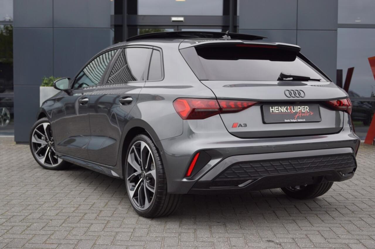 Audi A3 Sportback 35 TFSI S-Tronic S-Line facelift/ Leer ruitmotief/ Panodak/ 19Inch LM/Camera