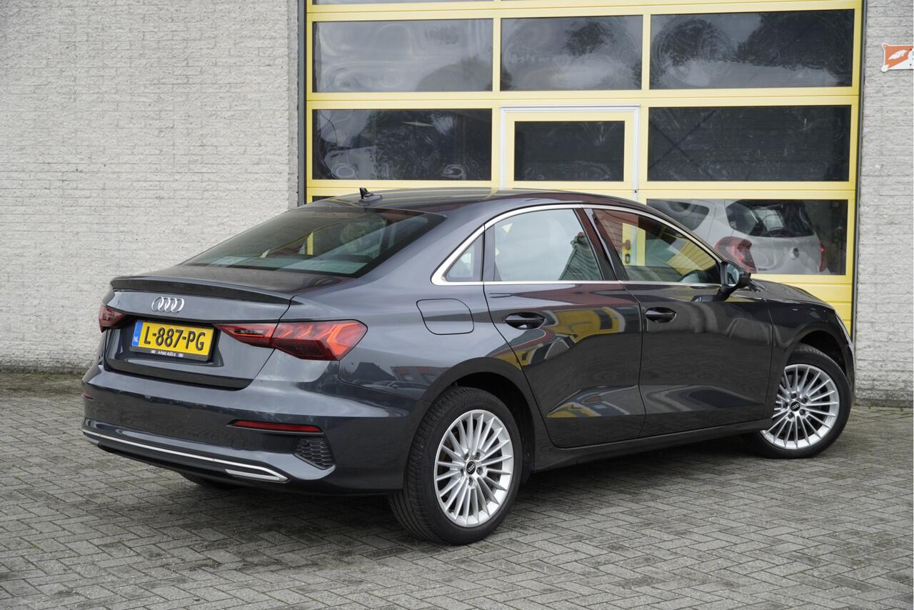 Audi A3 Limousine 30 TFSI Automaat! Business Edition BJ2021 Lmv 17" | Led V+A | Pdc | Navi | Dynamische knipperlichten | App-Connect | Virtual cockpit | Climate control | Cruise control | Sportstoelen | Getint glas