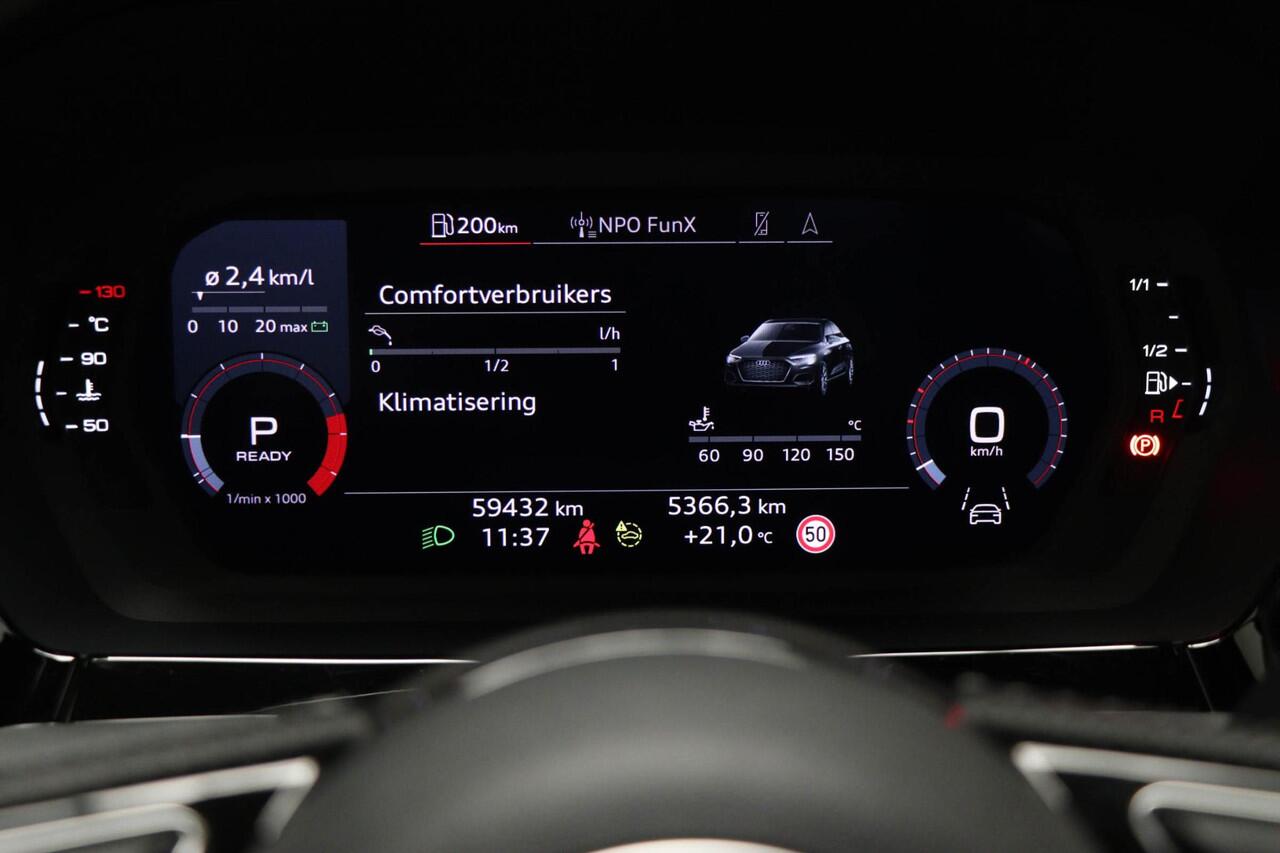 Audi A3 Limousine 30 TFSI S edition | VIRTUAL COCKPIT | CRUISE CONTROL ADAPTIEF | STOELVERWARMING