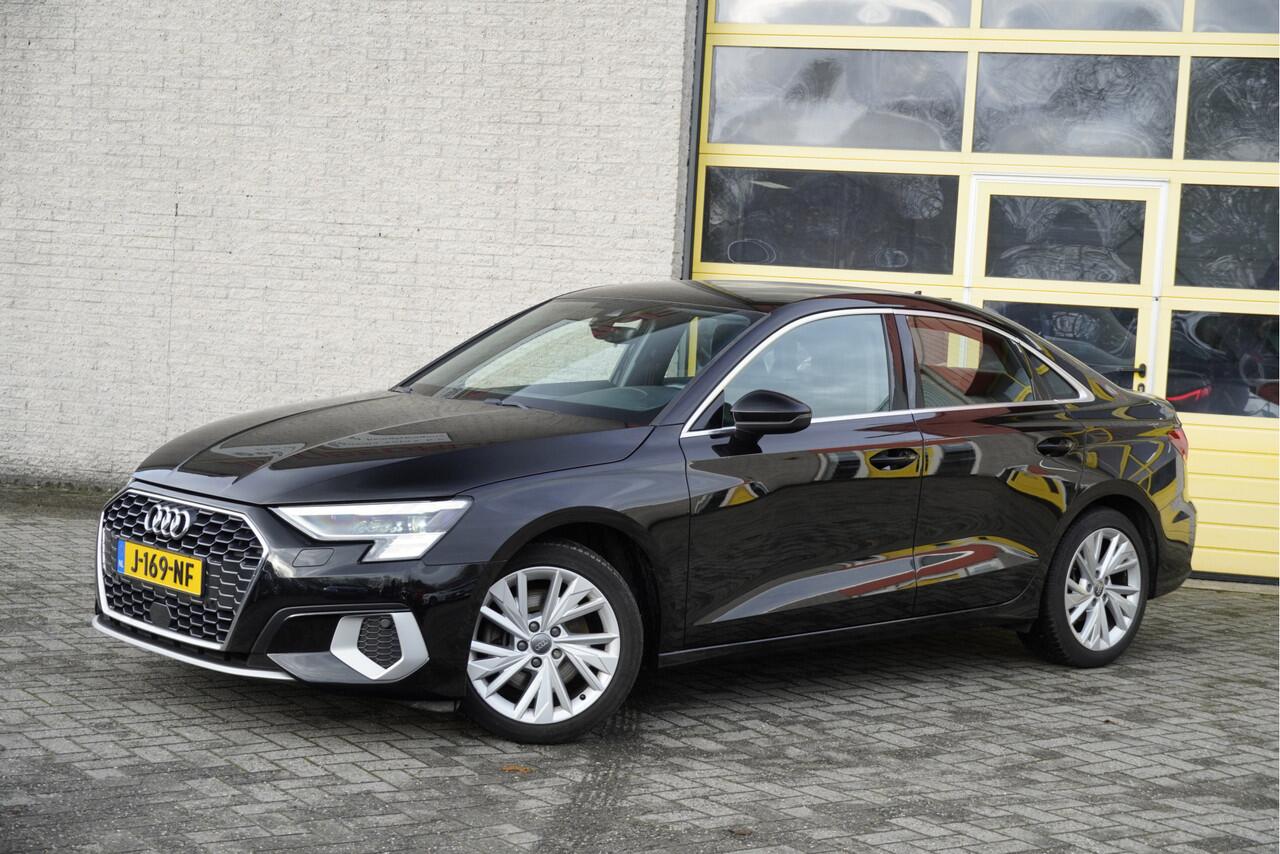 Audi A3 Limousine 35 TFSI 150PK! Automaat Business Edition BJ2020 Lmv 17" | Led | Pdc | Navi | Dynamische knipperlichten | App-Connect | Virtual cockpit | Climate control | Cruise control | Sportstoelen | Getint glas