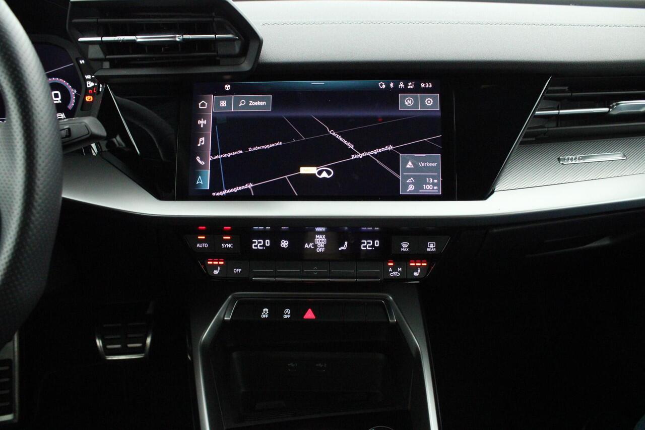 Audi A3 Limousine 35 TFSI 150pk S-Tronic 2x S-Line Stoelverwarming Privacyglass Virtual Cockpit Navigatie