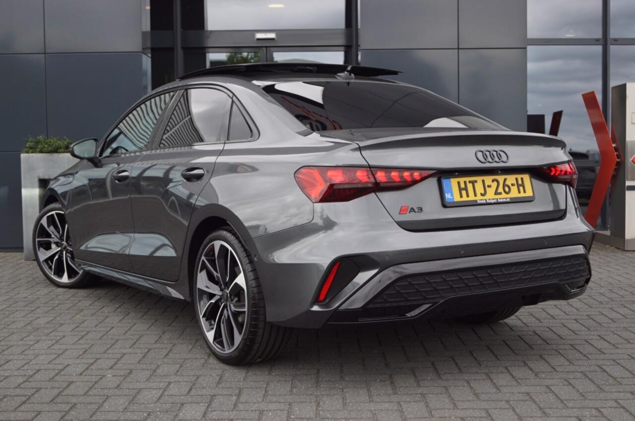 Audi A3 Limousine 1.5 TFSI S-line 150pk Facelift/Leer ruitmotief/ Panodak/Sonos/Head-up/LED