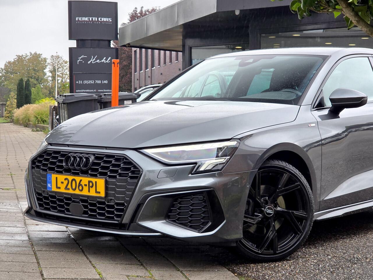 Audi A3 Limousine 30 TFSI AUT7 3x S-LINE BLACK-EDITION SPORTSTOELEN PARKASSIST NAVI DIGIDASH 19 INCH.LMV PDC