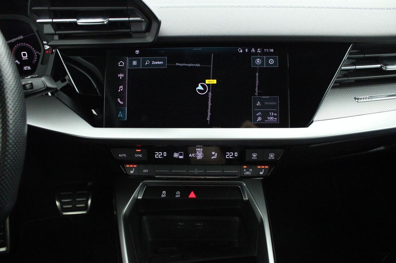 Audi A3 Limousine 35 TFSI 150pk S-Tronic 2x S-Line Navigatie Stoelverwarming