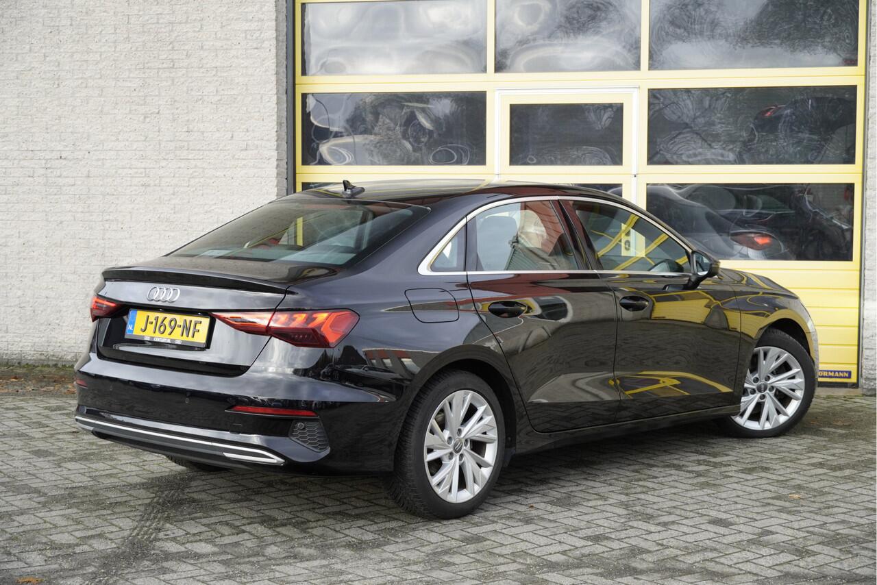 Audi A3 Limousine 35 TFSI 150PK! Automaat Business Edition BJ2020 Lmv 17" | Led | Pdc | Navi | Dynamische knipperlichten | App-Connect | Virtual cockpit | Climate control | Cruise control | Sportstoelen | Getint glas