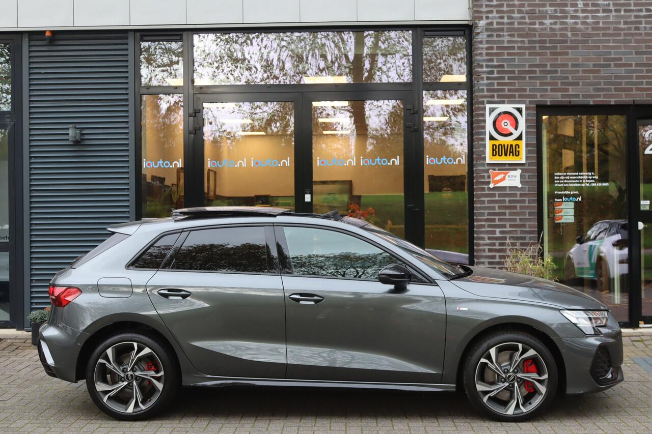 Audi A3 SPORTBACK 45 TFSI e 272pk S edition Competition Pano/Matrix LED/Navi+/Keyless/Camera/Head-up/Sonos/ACC/Dodehoek