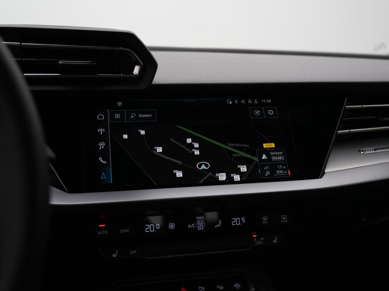 Audi A3 SPORTBACK 40 TFSI e 204 pk S-tronic Advanced edition | Achteruitrijcamera | Navigatie | Stoelverwarming | Adaptive Cruise