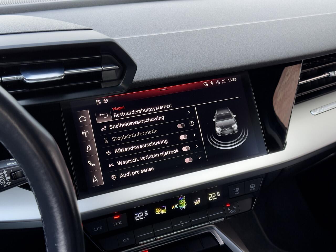 Audi A3 SPORTBACK 35 TFSI AUT7 EDITION 97D.KM NAVI AIRCO DIGI-DASH APPLE-CARPLAY LED LMV PDC