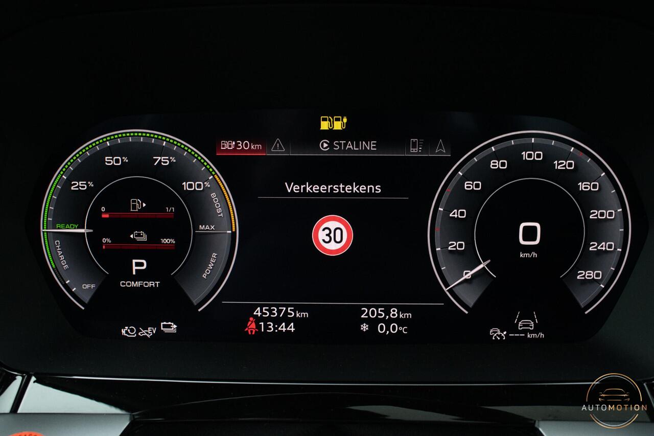 Audi A3 SPORTBACK 40 TFSIe PANO CAMERA PARKEERHULP ADAPTIEF CRUISECONTROL