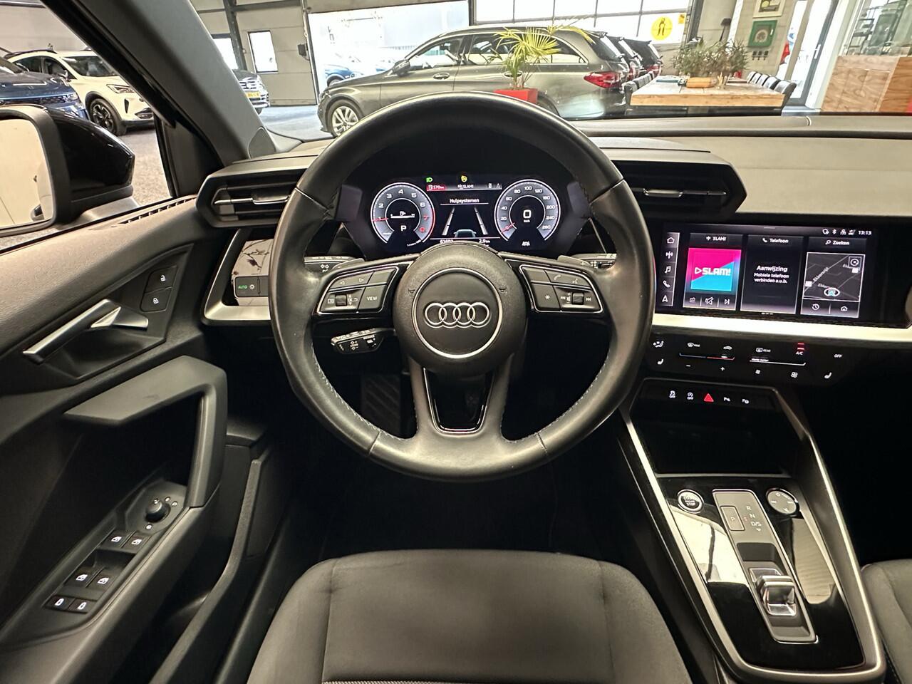 Audi A3 SPORTBACK 30 TFSI PRO LINE MILD HYBRIDE NAVIGATIE CRUISE CONTROL CLIMATE CONTROL BLUETOOTH TELEFOON APPLE CARPLAY/ANDROID RIJSTROOKSENSOREN KEYLESS GO PDC ZEER MOOI 3010