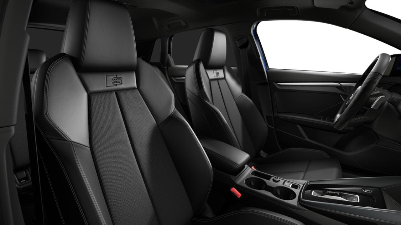 Audi A3 SPORTBACK A3 30 TFSI 116 S tronic S edition Automaat | S line-interieur met sportstoelen en zwarte stoffen-kunstlederen bekleding | Assistentiepakket Rijden en Parkeren Plus | Ledkoplampen, ledachterlichten, dynamische knipperlichten achter | Privacy glas (donker g