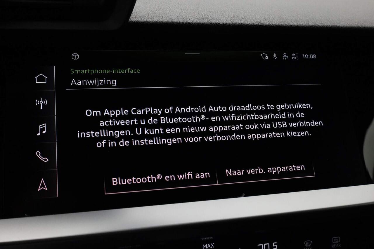 Audi A3 SPORTBACK 30 TFSI 110 pk S-tronic Pro Line | Parkeersensoren achter | Cruise Control | Apple Carplay / Android Auto