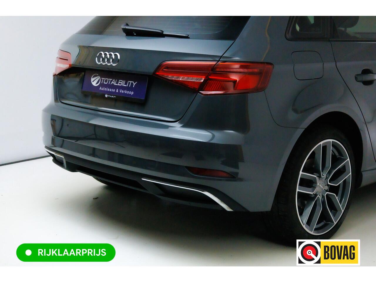 Audi A3 SPORTBACK 40 e-tron 204 PK 2x S-Line | Panoramadak | Adaptive Cruise | Led |Stoelverwarming PDC V+A, Privacy glas, 18 inch