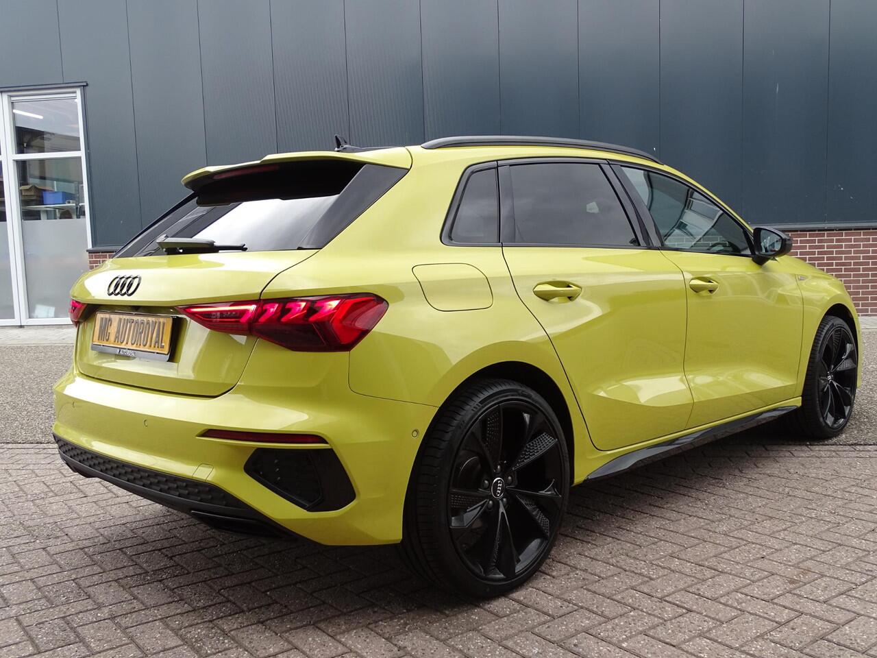 Audi A3 SPORTBACK competition 40 tfsi E-TRON|RS3 STOELEN|NAVIGATIE|LED MATRIX KOPLAMPE/ACHTERLICHTEN|19 INCH VELGEN|BANG & OLUFSEN|STOELVERWARMING|3X S-LINE