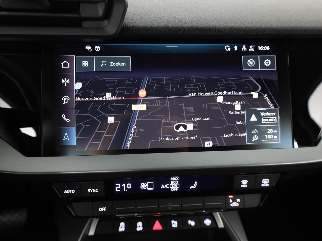 Audi A3 SPORTBACK 35 TFSI Advanced edition 150 pk S-tronic | Verlengde garantie | Navigatie | Parkeersensoren (Park assist) | Achteruitrijcamera | Adaptieve cruise control |