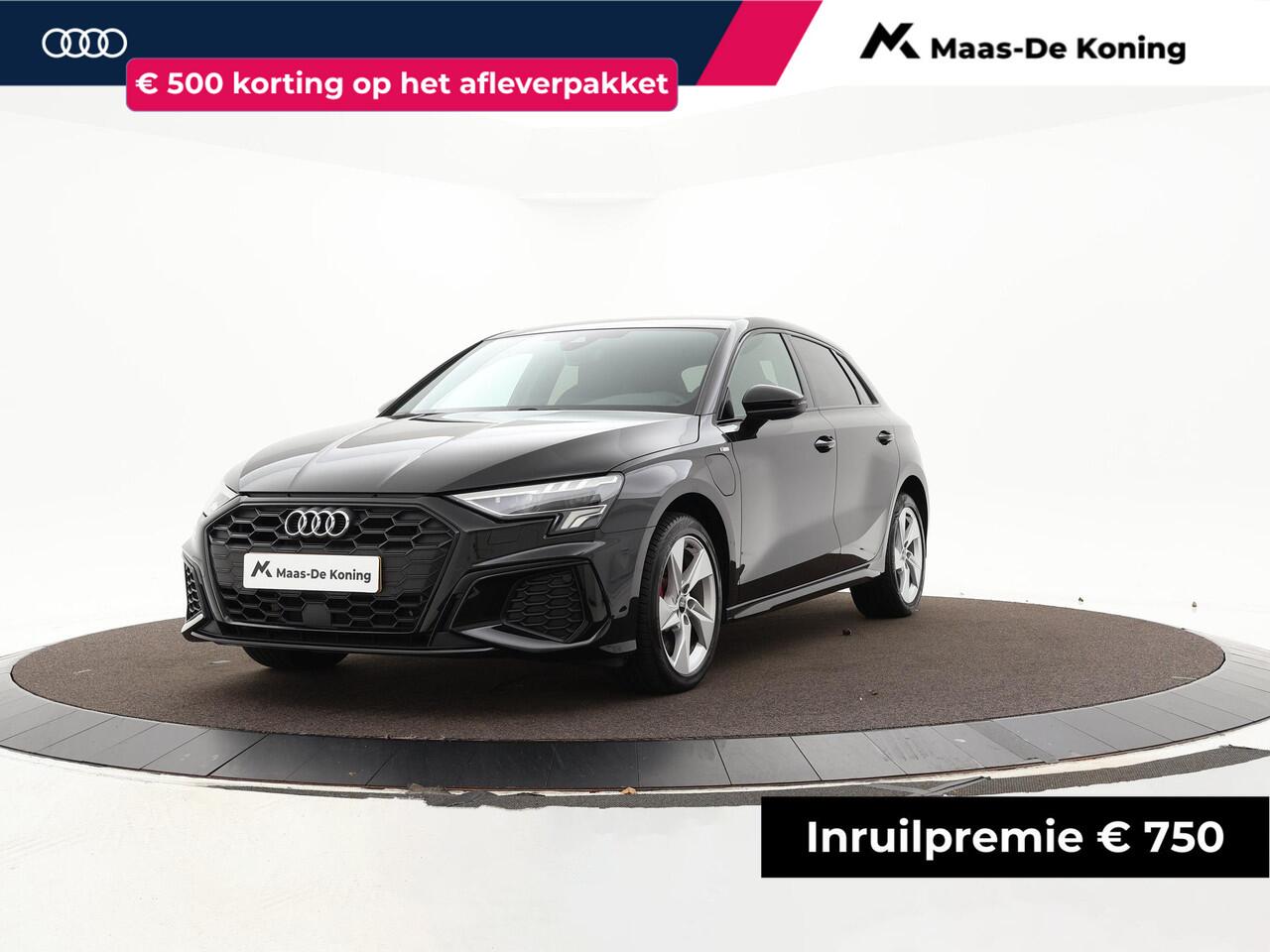 Audi A3 SPORTBACK 45 TFSIe 245pk S-Tronic S Edition Competition · Apple/Android Car Play · Navi · P-Sensoren · Stoelverwarming · Trekhaak · 17'' Inch · Garantie t/m 05-01-2028 of 100.000km