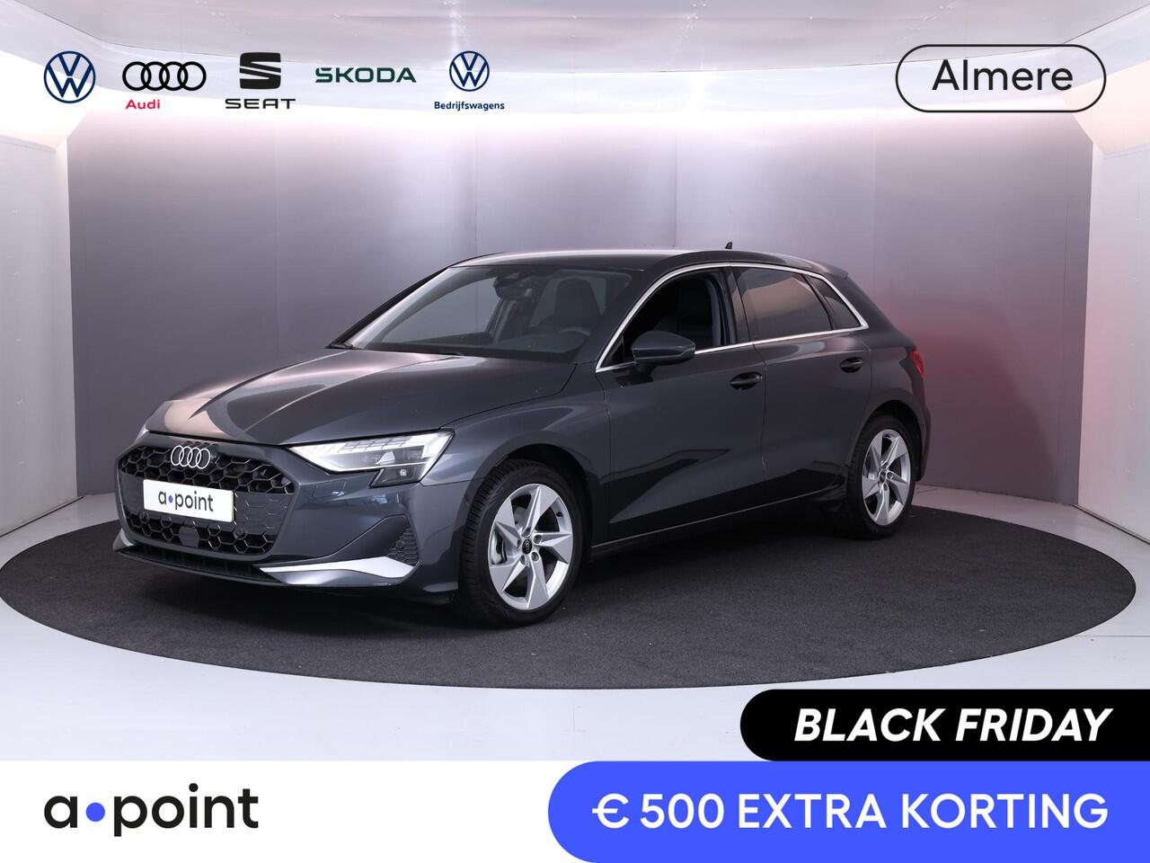 Audi A3 SPORTBACK 35 TFSI Advanced edition 150 pk Private lease vanaf ¤641,-| S-tronic | Verlengde garantie | Navigatie | Parkeersensoren (Park assist) | Achteruitrijcamera | Adaptieve cruise control | LED koplampen |