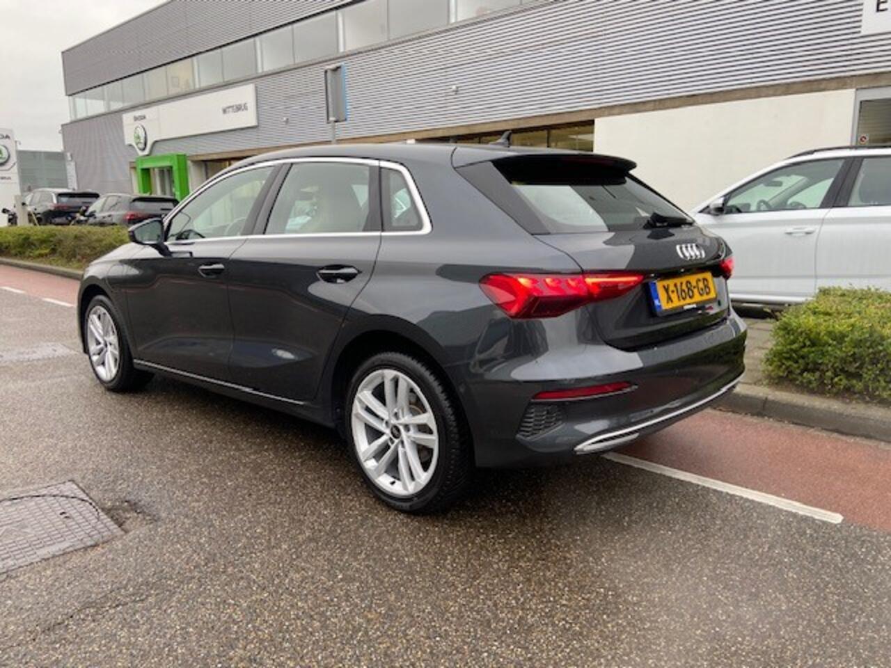 Audi A3 SPORTBACK 40 TFSI e 204PK Advanced edition / Navigatie / Leder / Camera / App. connect / stoelverwarming / Parkeersensoren V+A / Achteruitrijcamera / 17''LMV