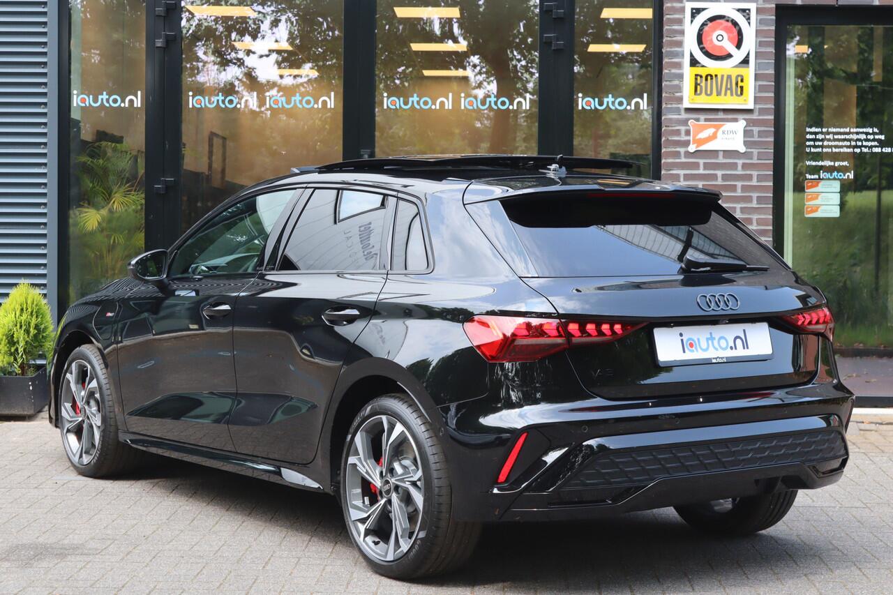 Audi A3 SPORTBACK 45 TFSI e 272pk S edition Competition Pano/Matrix LED/Navi+/Keyless/Camera/Head-up/Sonos/ACC/Dodehoek