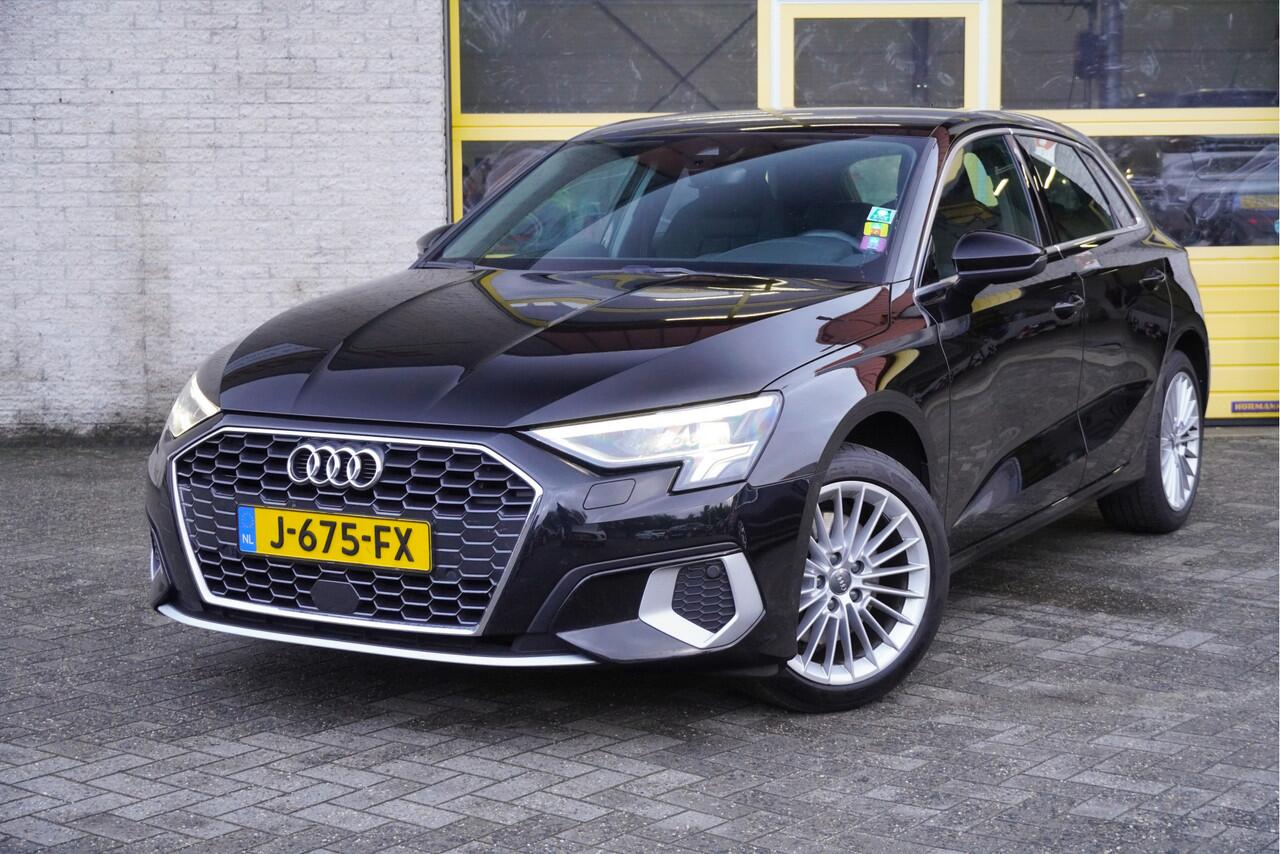 Audi A3 SPORTBACK 35 TFSI 150PK! Business Edition BJ2020 Lmv 17" | Led V+A | Pdc | Navi | Dynamische knipperlichten | App-Connect | Virtual cockpit | Climate control | Cruise control | Sportstoelen | Getint glas | Nw-model!