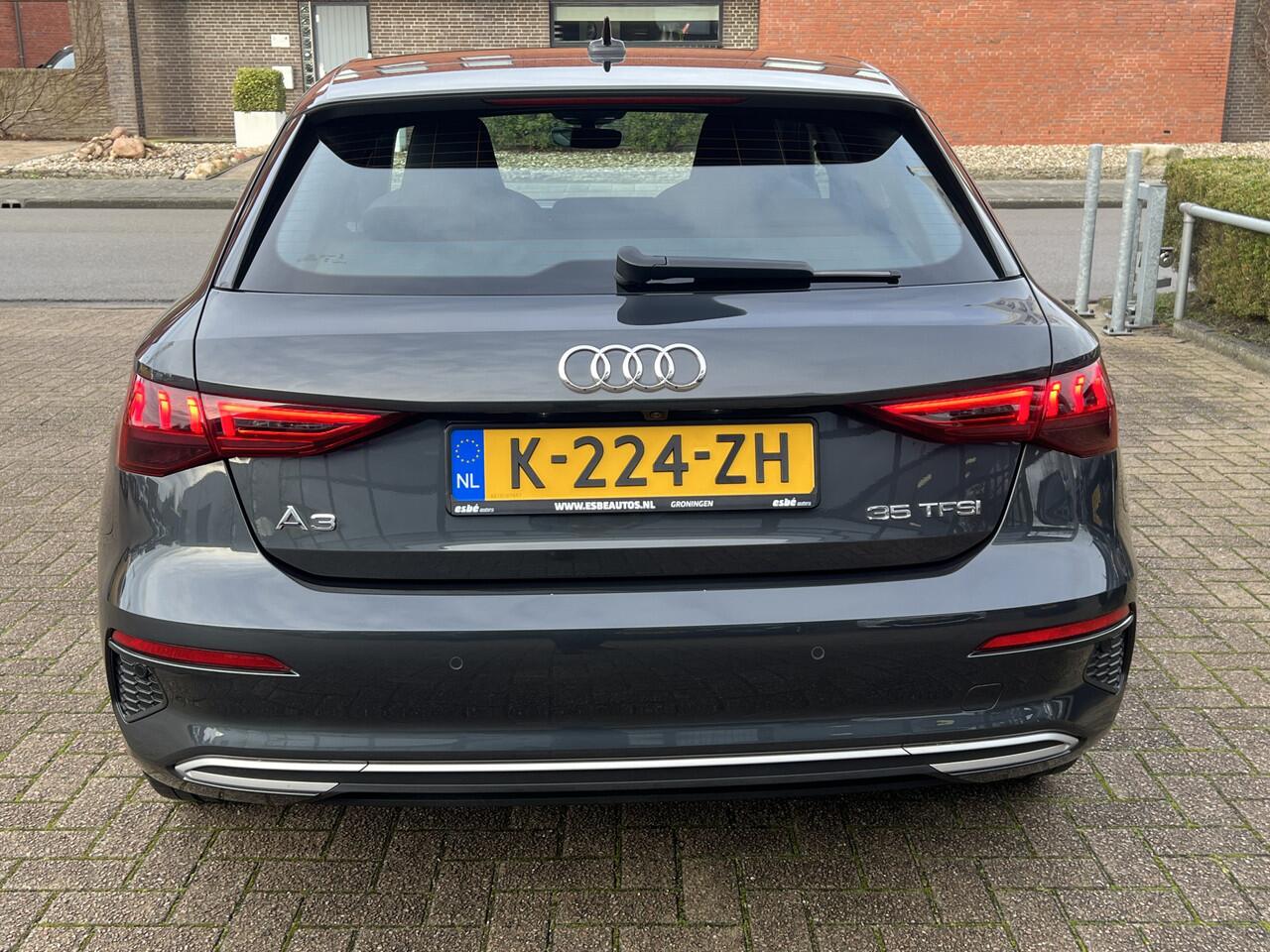 Audi A3 SPORTBACK 35 TFSI 150 pk Automaat Business Edition Navi Camera Sportstoelen Stoelverwarming Parkeersensoren v+a Led Koplampen Carplay Mild Hybride NL Auto 1e Eigenaar
