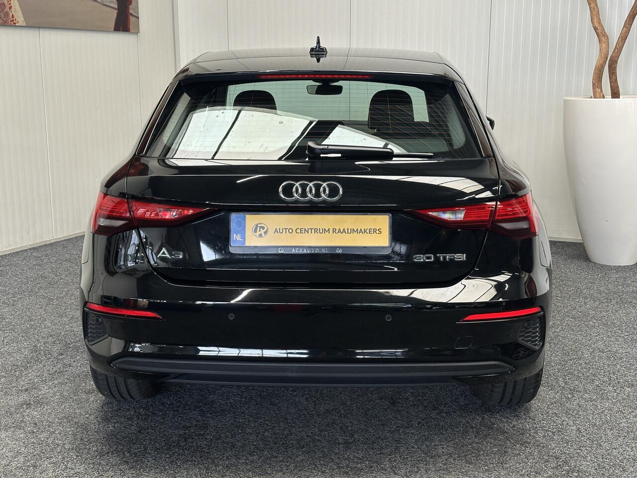 Audi A3 SPORTBACK 30 TFSI PRO LINE MILD HYBRIDE NAVIGATIE CRUISE CONTROL CLIMATE CONTROL BLUETOOTH TELEFOON APPLE CARPLAY/ANDROID RIJSTROOKSENSOREN KEYLESS GO PDC ZEER MOOI 3010