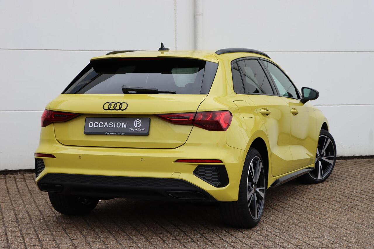 Audi A3 SPORTBACK 40 TFSI e S Edition 204pk S-Tronic l Zwart Optiek Plus