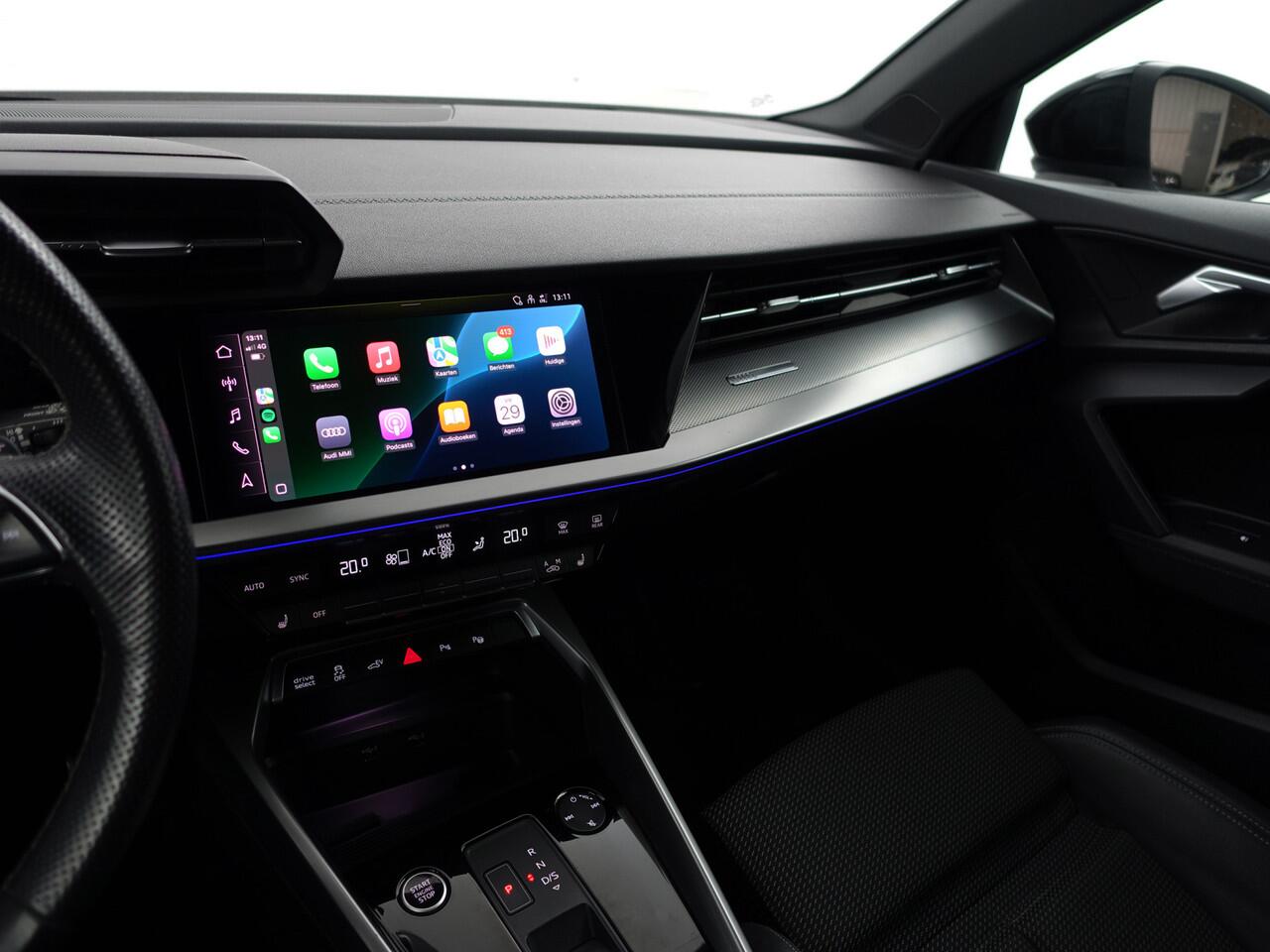 Audi A3 SPORTBACK 45 TFSI e S edition Competition- Xenon Led, Carplay, Android Auto, Sfeerverlichting, Dynamic Select, Privacy Glass