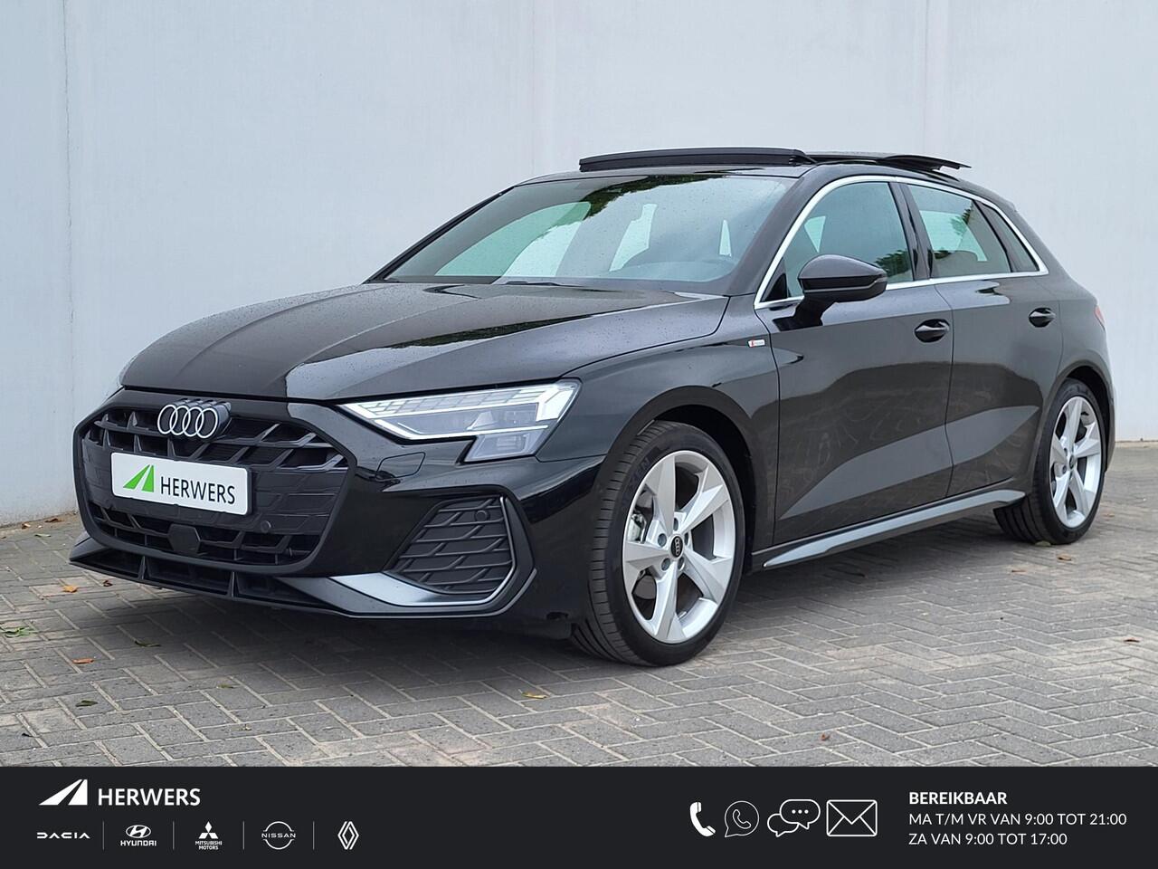 Audi A3 SPORTBACK 35 TFSI S line Automaat / Panoramadak / SONOS premium audio / Apple Carplay / Android Auto / S-line interieur & extrieur / Camera / DAB / Stoelverwarming / Adap Cruise / Matrix LED /