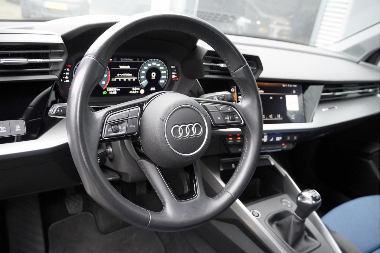 Audi A3 SPORTBACK 35 TFSI 150PK! Business Edition BJ2020 Lmv 17" | Led V+A | Pdc | Navi | Dynamische knipperlichten | App-Connect | Virtual cockpit | Climate control | Cruise control | Sportstoelen | Getint glas | Nw-model!