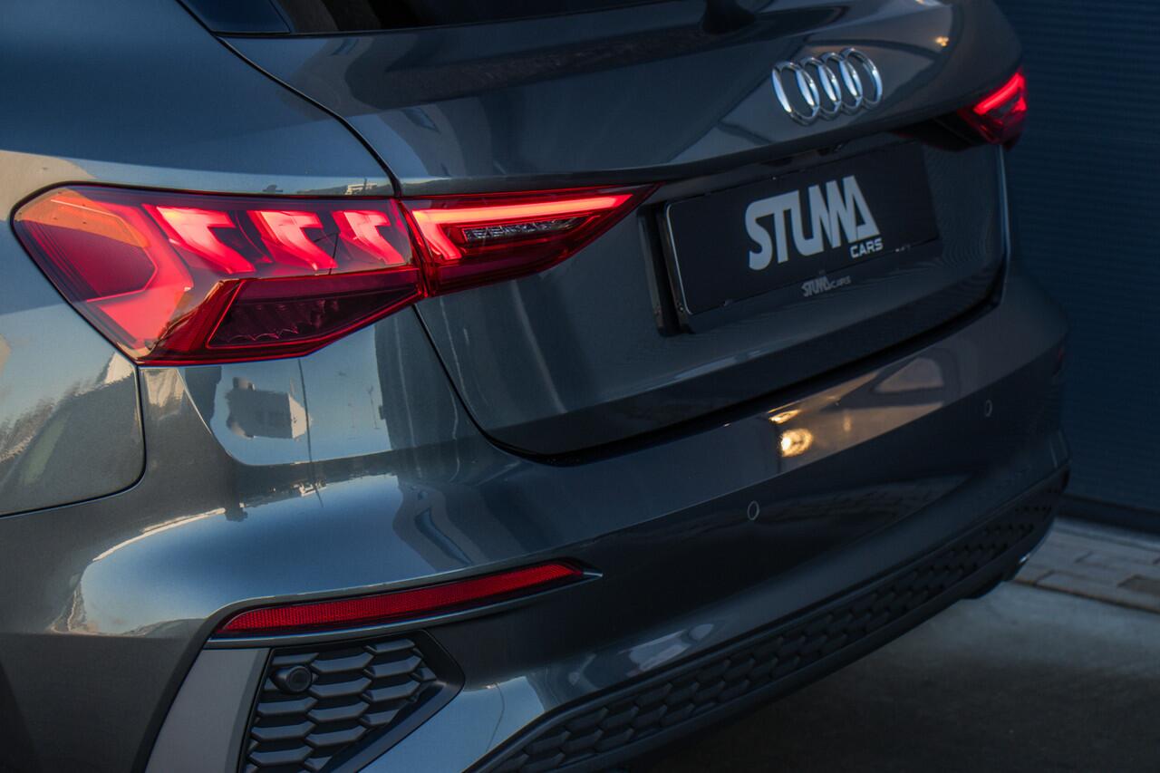 Audi A3 SPORTBACK 45 TFSI e S edition Competition | BTW | S-Line | Matrix LED | B&O Audio | Keyless | Camera | Virtual | DAB | B&O Audio | Carplay | Leder | Memory Seats | ACC | Sfeer | 245 PK | Dealer Onderhouden | Garantie