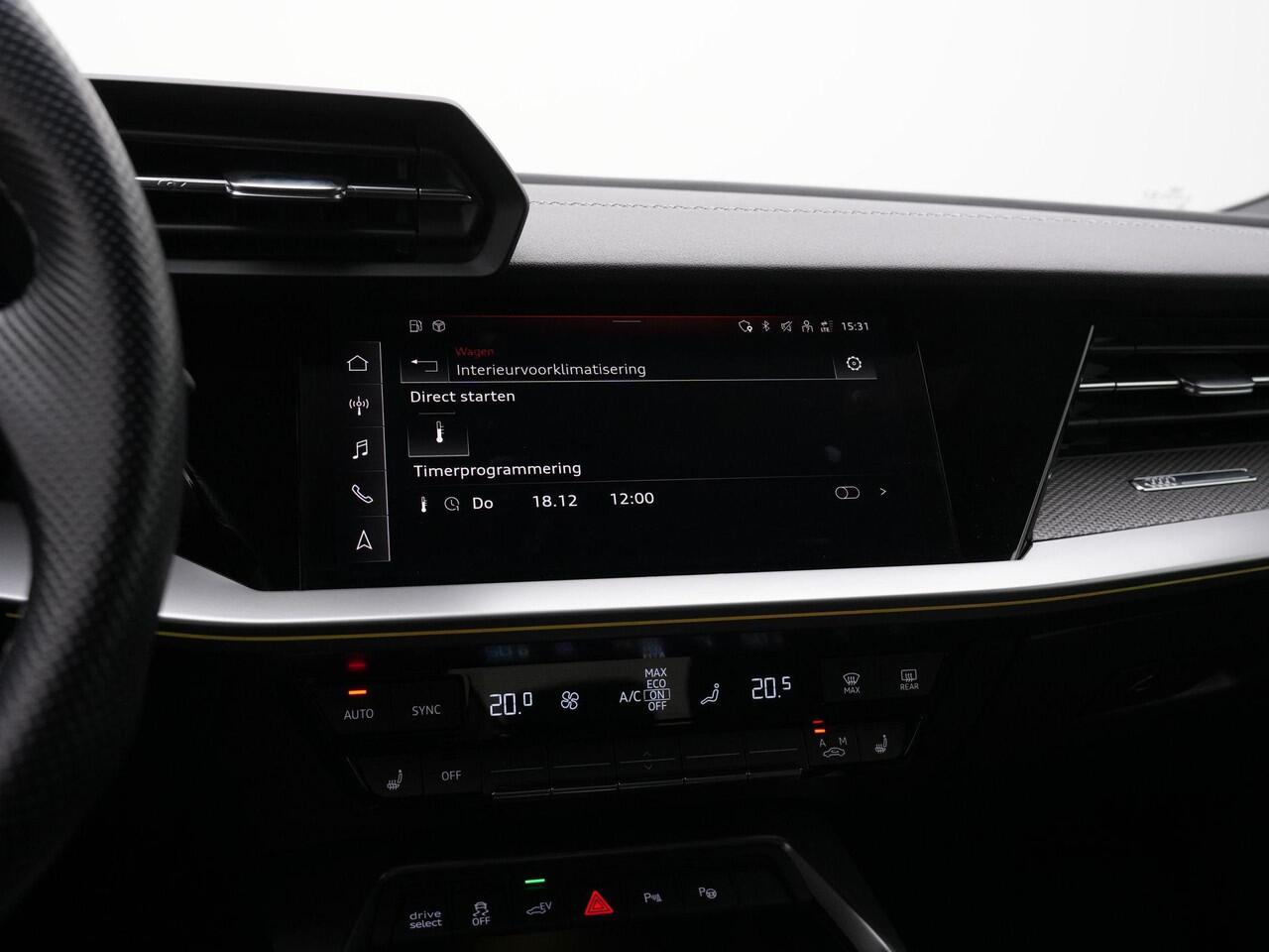 Audi A3 SPORTBACK 45 TFSI e 245 pk S-Line | Matrix LED | Leder/alcantara | Bang & Olufsen | Elektr. verstelbare stoelen