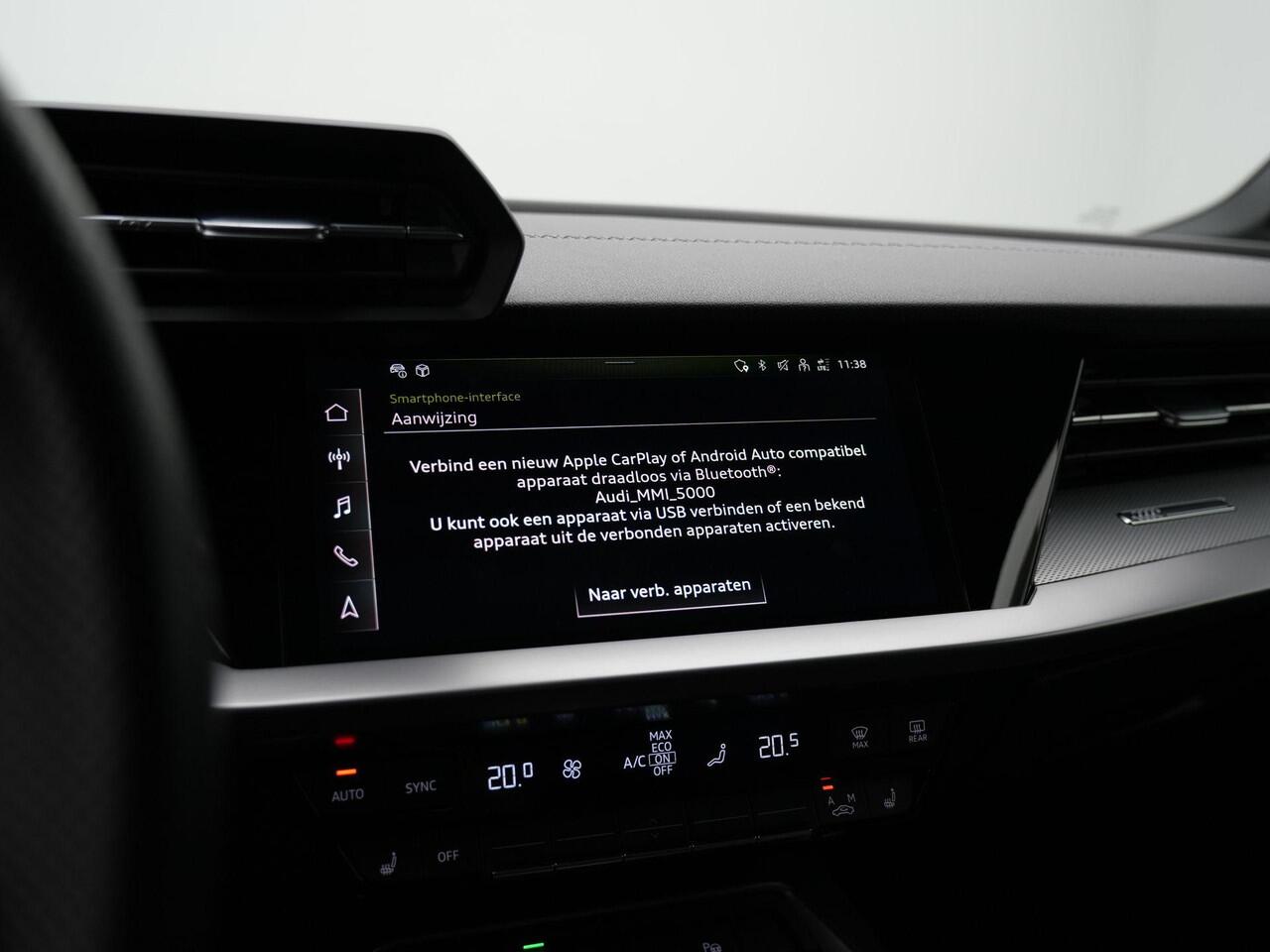 Audi A3 SPORTBACK 45 TFSI e 245 pk S-tronic S edition Competition / S-Line | Panoramadak | Achteruitrijcamera | Stoelverwarming | Navigatie