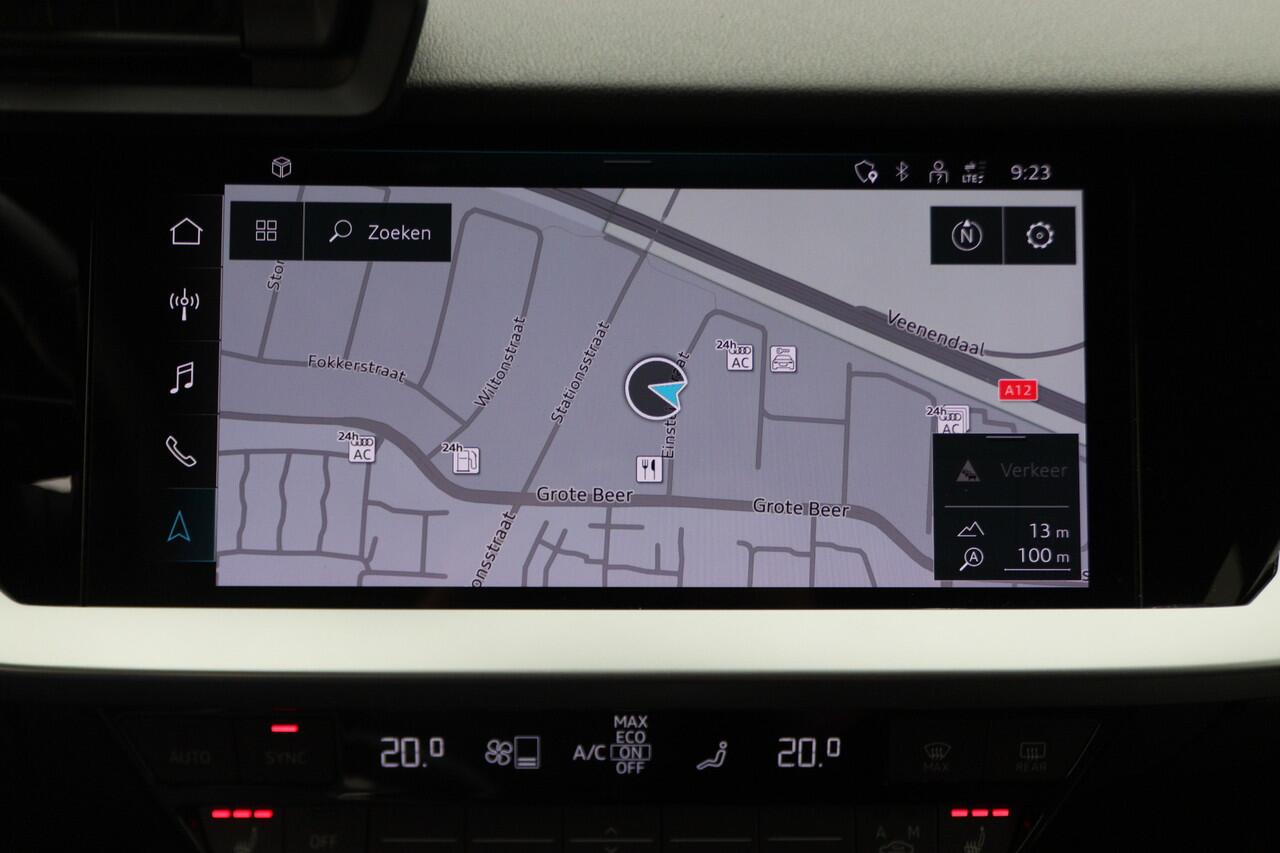 Audi A3 SPORTBACK 45 TFSI e S edition Competition Virtual Cockpit, Standkachel, Cruise, Navigatie, Bluetooth, Climate, PDC, 19''