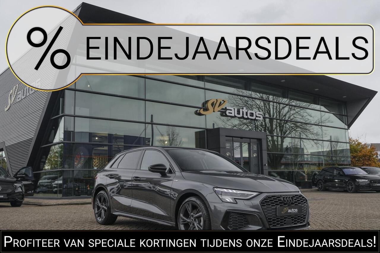 Audi A3 SPORTBACK 30 TFSI 110pk S-line Virtual cockpit Sportstoelen Clima Cruise NLauto 18" LMV Daytonagrijs