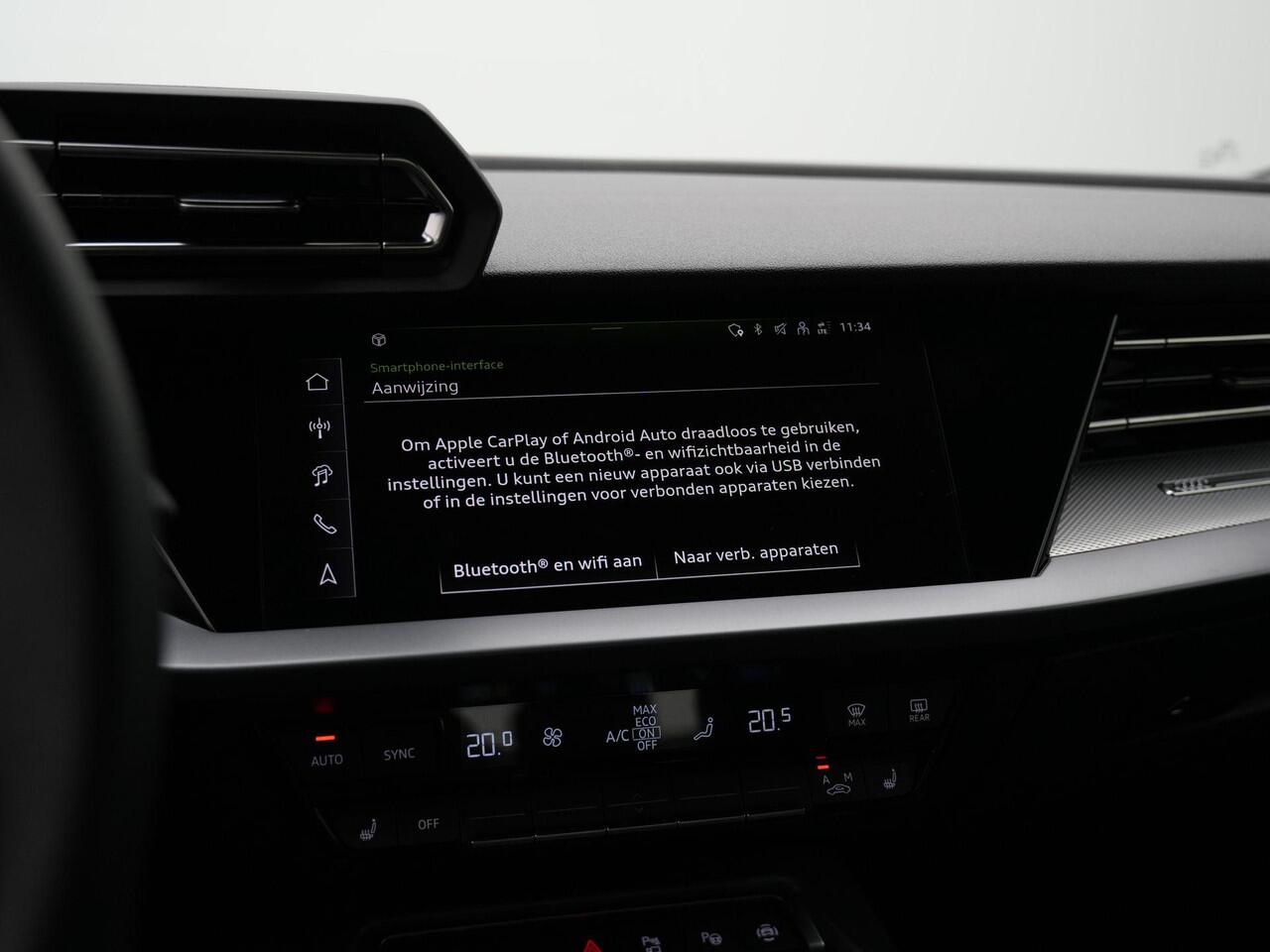 Audi A3 SPORTBACK 40 TFSI e 204 pk S-tronic Advanced edition | Achteruitrijcamera | Navigatie | Stoelverwarming | Adaptive Cruise