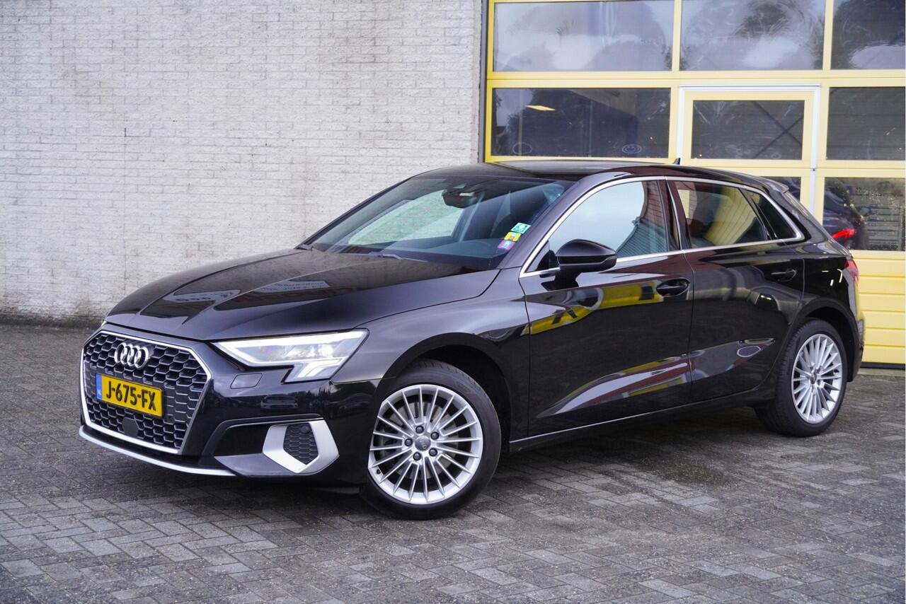 Audi A3 SPORTBACK 35 TFSI 150PK! Business Edition BJ2020 Lmv 17" | Led V+A | Pdc | Navi | Dynamische knipperlichten | App-Connect | Virtual cockpit | Climate control | Cruise control | Sportstoelen | Getint glas | Nw-model!