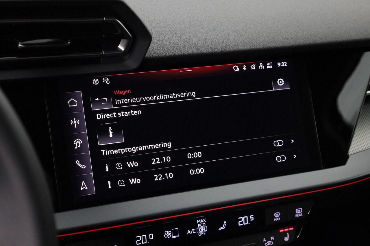 Audi A3 SPORTBACK 40 TFSI e 204 pk Advanced edition | Assis.pak driving+parking plus | Optiekpakket zwart plus | Warmtewerend glas donker tint | Trekhaak |