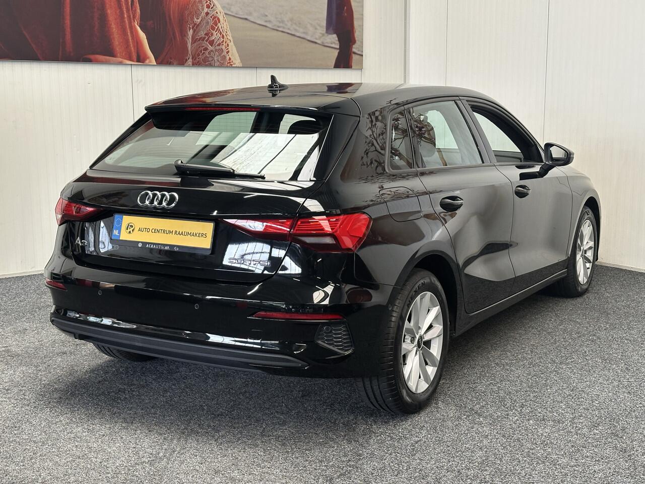 Audi A3 SPORTBACK 30 TFSI PRO LINE MILD HYBRIDE NAVIGATIE CRUISE CONTROL CLIMATE CONTROL BLUETOOTH TELEFOON APPLE CARPLAY/ANDROID RIJSTROOKSENSOREN KEYLESS GO PDC ZEER MOOI 3010