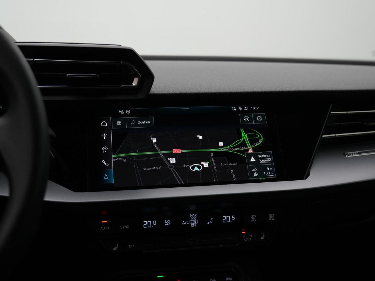 Audi A3 SPORTBACK 40 TFSI e 204 pk S-tronic Advanced edition | Navigatie | Stoelverwarming | Parkeersensoren voor/achter