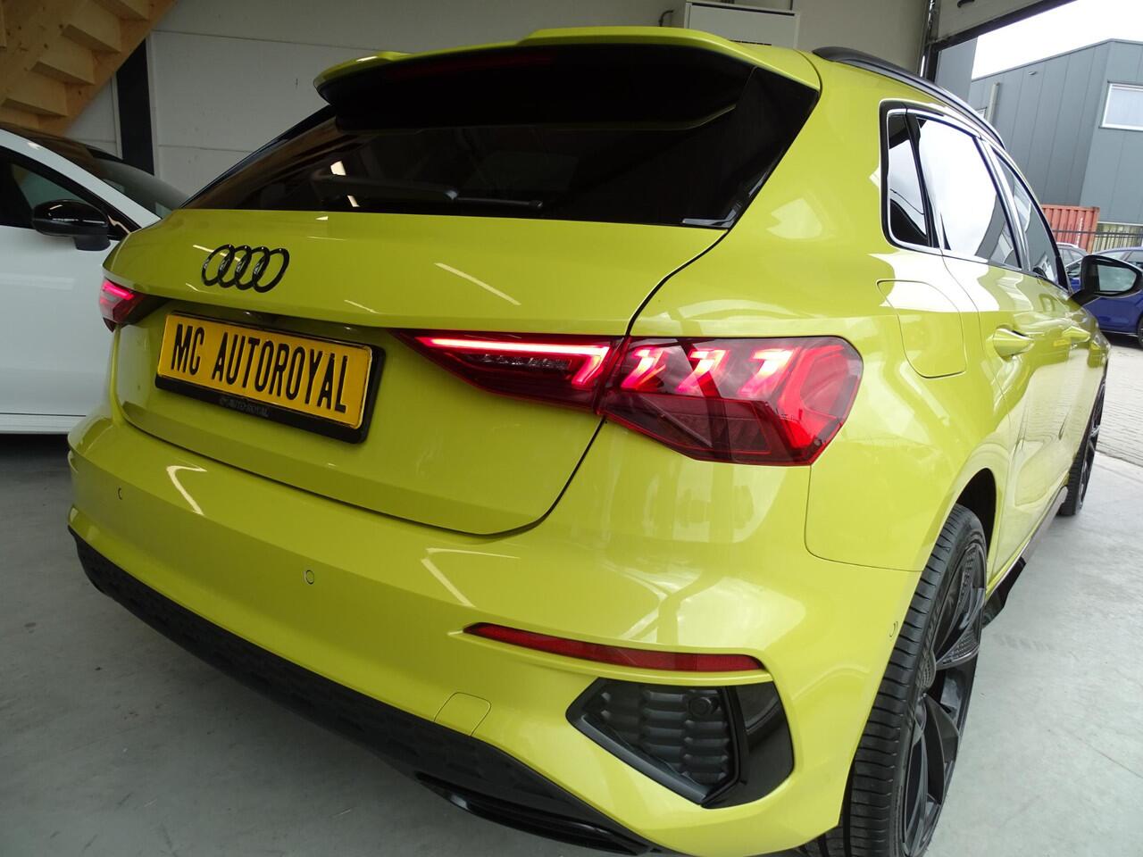 Audi A3 SPORTBACK competition 40 tfsi E-TRON|RS3 STOELEN|NAVIGATIE|LED MATRIX KOPLAMPE/ACHTERLICHTEN|19 INCH VELGEN|BANG & OLUFSEN|STOELVERWARMING|3X S-LINE