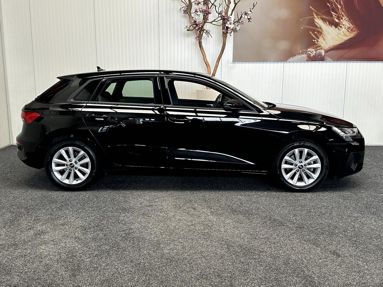 Audi A3 SPORTBACK 30 TFSI PRO LINE MILD HYBRIDE NAVIGATIE CRUISE CONTROL CLIMATE CONTROL BLUETOOTH TELEFOON APPLE CARPLAY/ANDROID RIJSTROOKSENSOREN KEYLESS GO PDC ZEER MOOI 3010