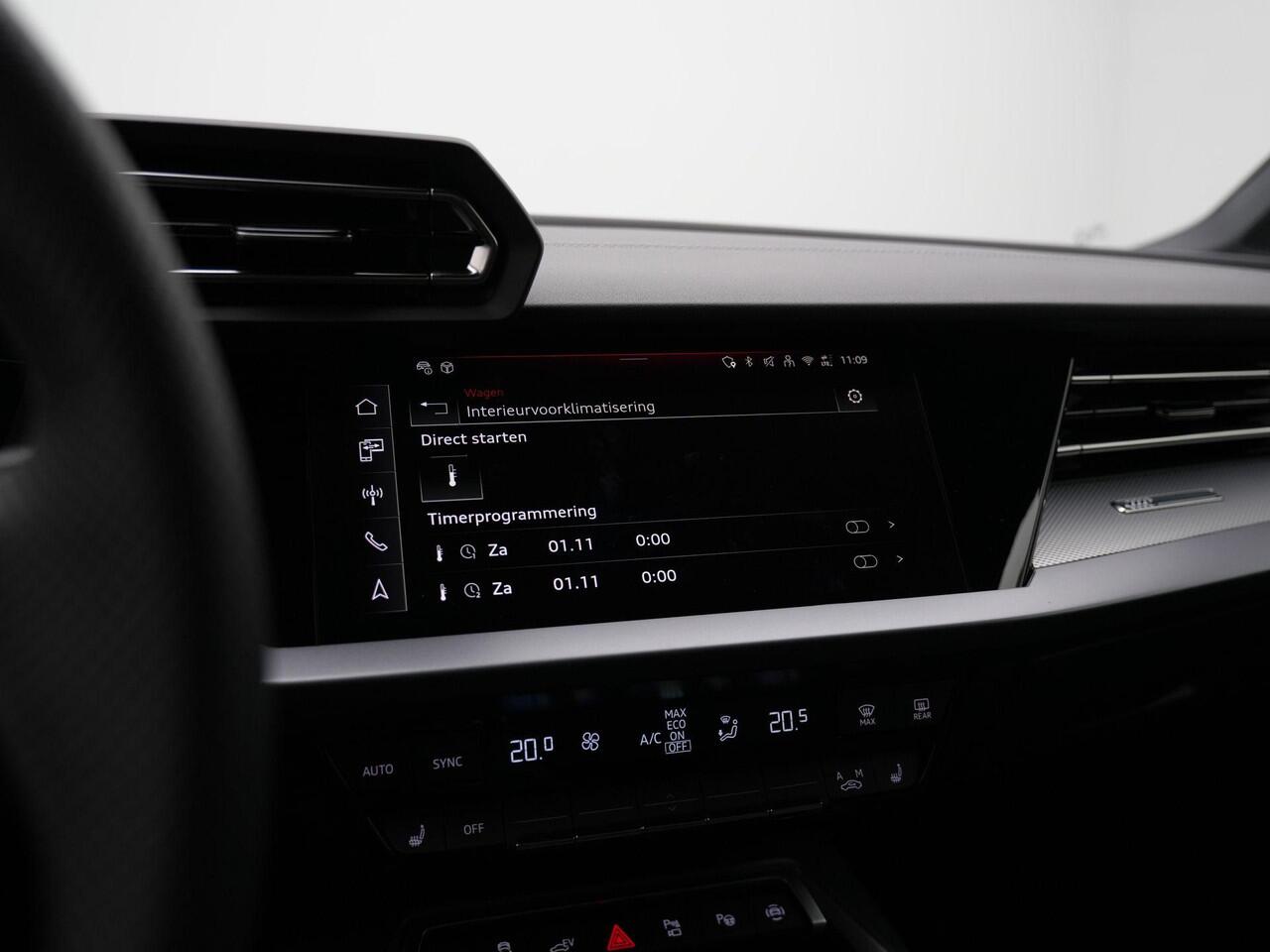 Audi A3 SPORTBACK 45 TFSI e 272 pk S-tronic S-Line | Head-up display | Matrix LED | Sonos | Elektr. verstelbare stoel | Achteruitrijcamera