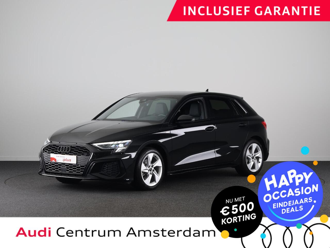 Audi A3 SPORTBACK 35 TFSI S edition | Verlengde Garantie | Optiek zwart pakket | Parkeersensoren achterzijde | Afneembare trekhaak |